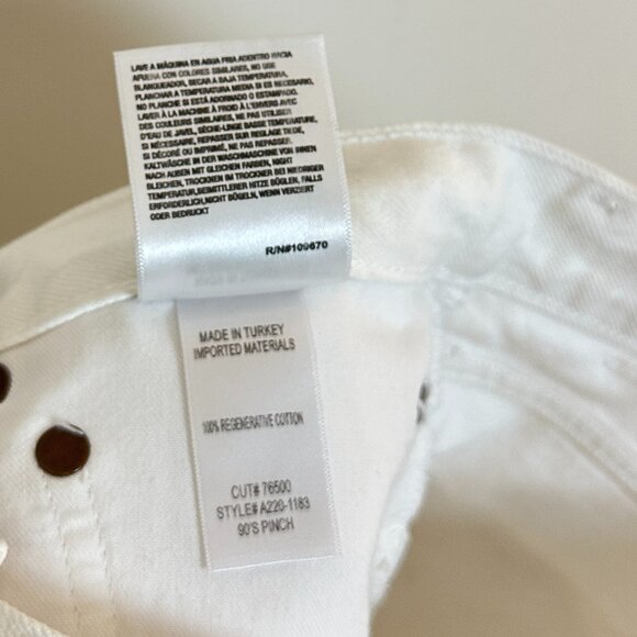 AGOLDE 90s Pinch Waist Jean in Wash Drum Size US 29 NWT - Picture 11 of 14